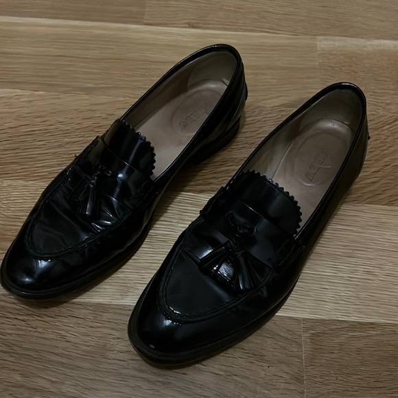 J.Crew Black Tassel Loafers - Picture 1 of 2